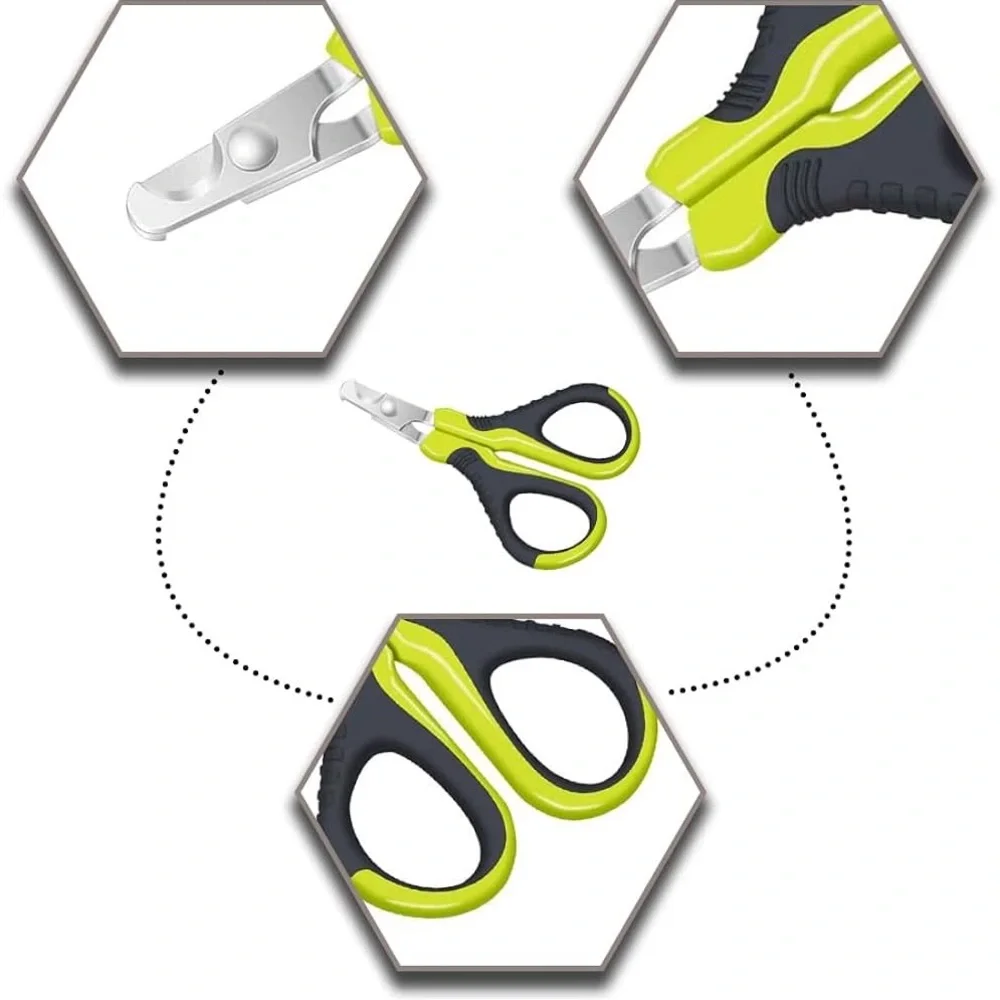 Green Black Cat Rabbit Nail Clippers